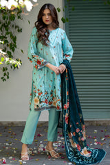 Salina Regalia Textile 3pc Printed Lawn Suit