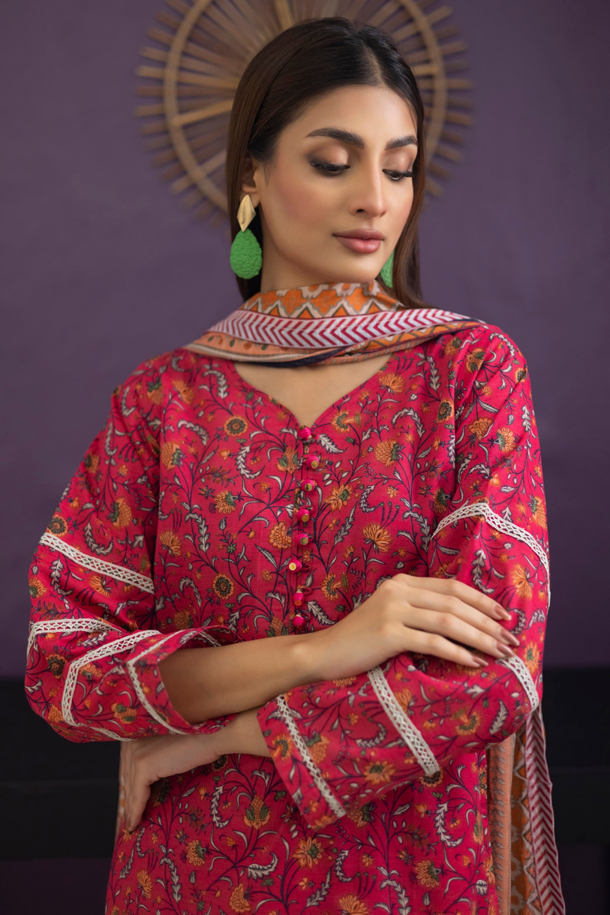 Identic Trendy Threads Vol 3 Vibrant Fuchsia Charm
