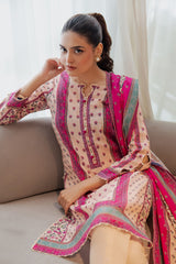 Salina Doriya Unstitched 3-Piece Lawn Suit by Regalia