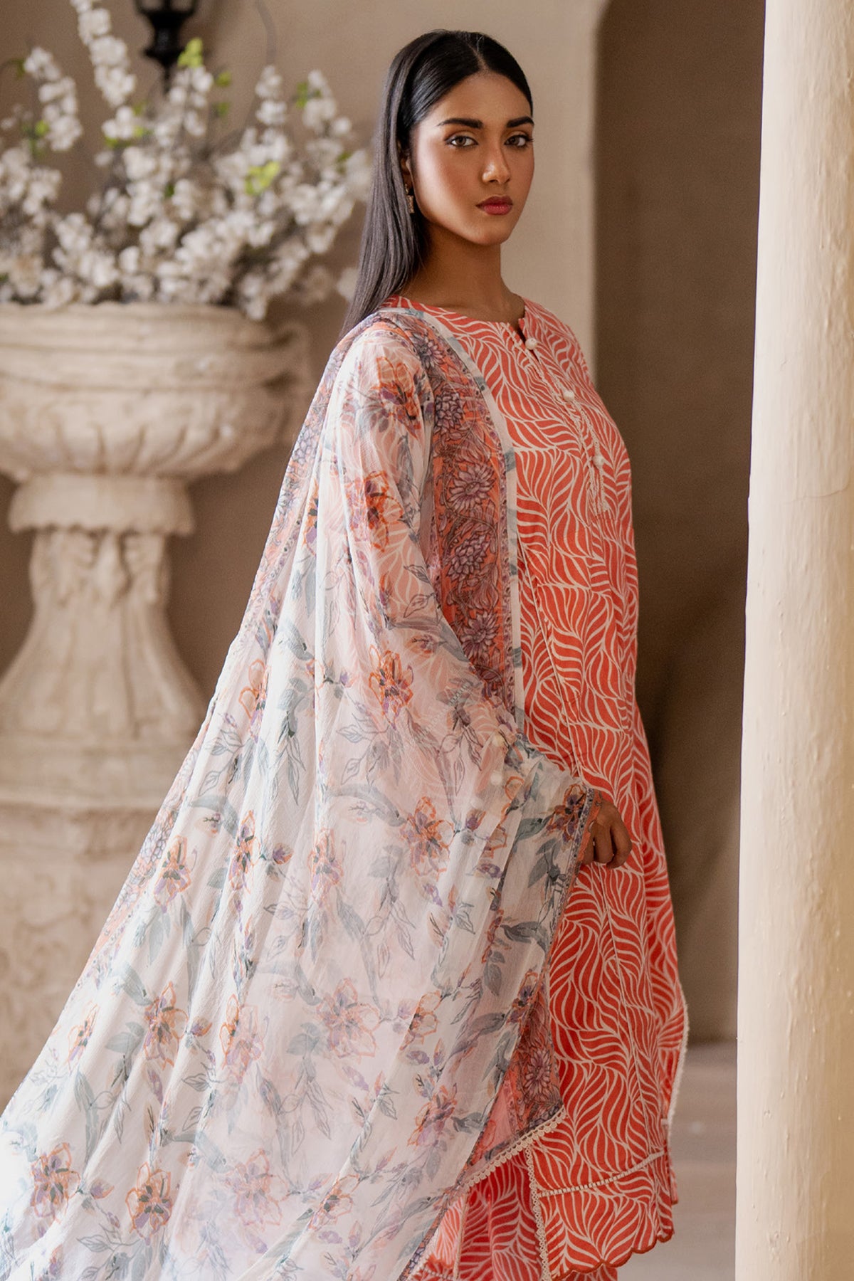 Identic Separates Lawn With Bamber Dupatta Grace in Motion (Copy)