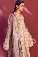 Stella Digital Printed Lawn Timeless Beige Elegance