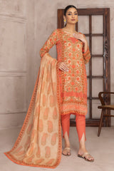 Salina 3PC Printed Lawn Suit A Timeless Statement of Style