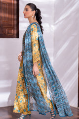 Identic Separates Lawn With Bamber Dupatta Golden Bloom