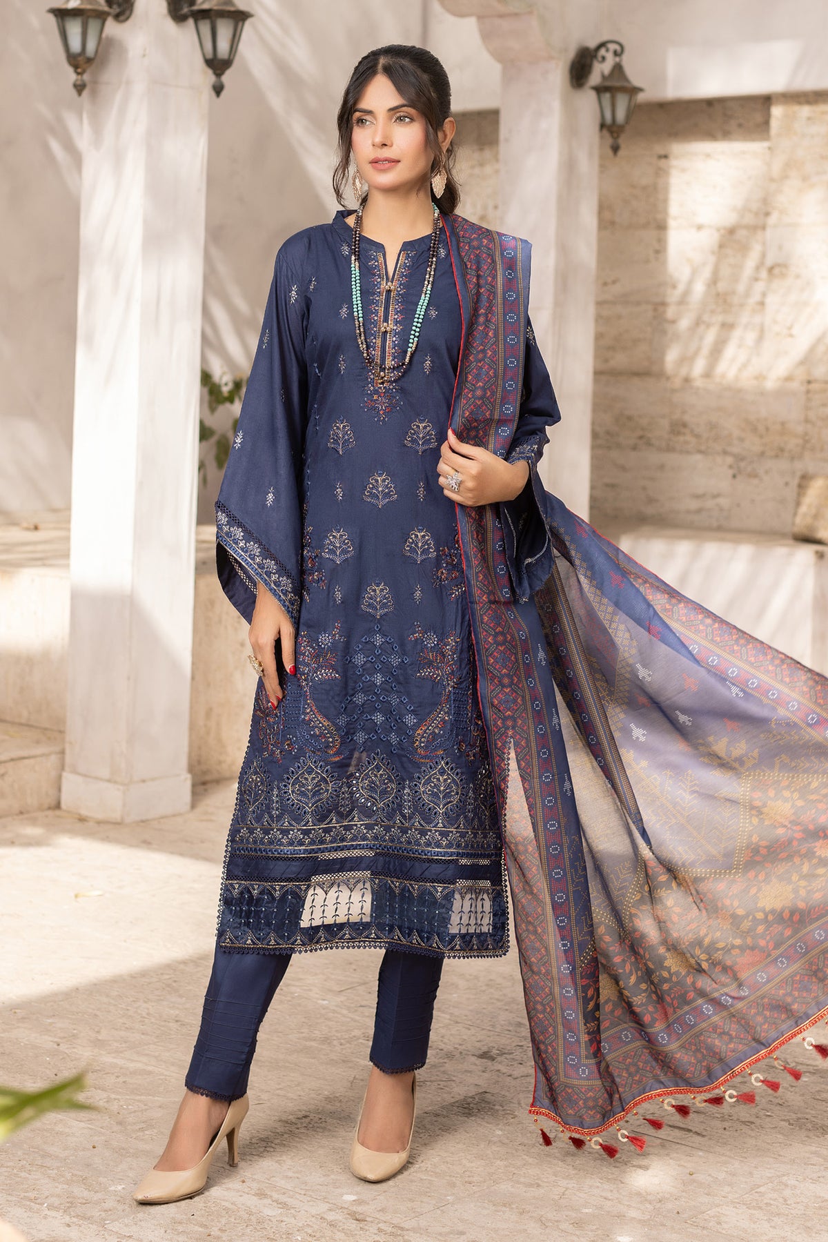 Rajis Mehak e Jahan Elegant Navy Blue
