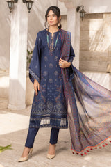 Rajis Mehak e Jahan Elegant Navy Blue