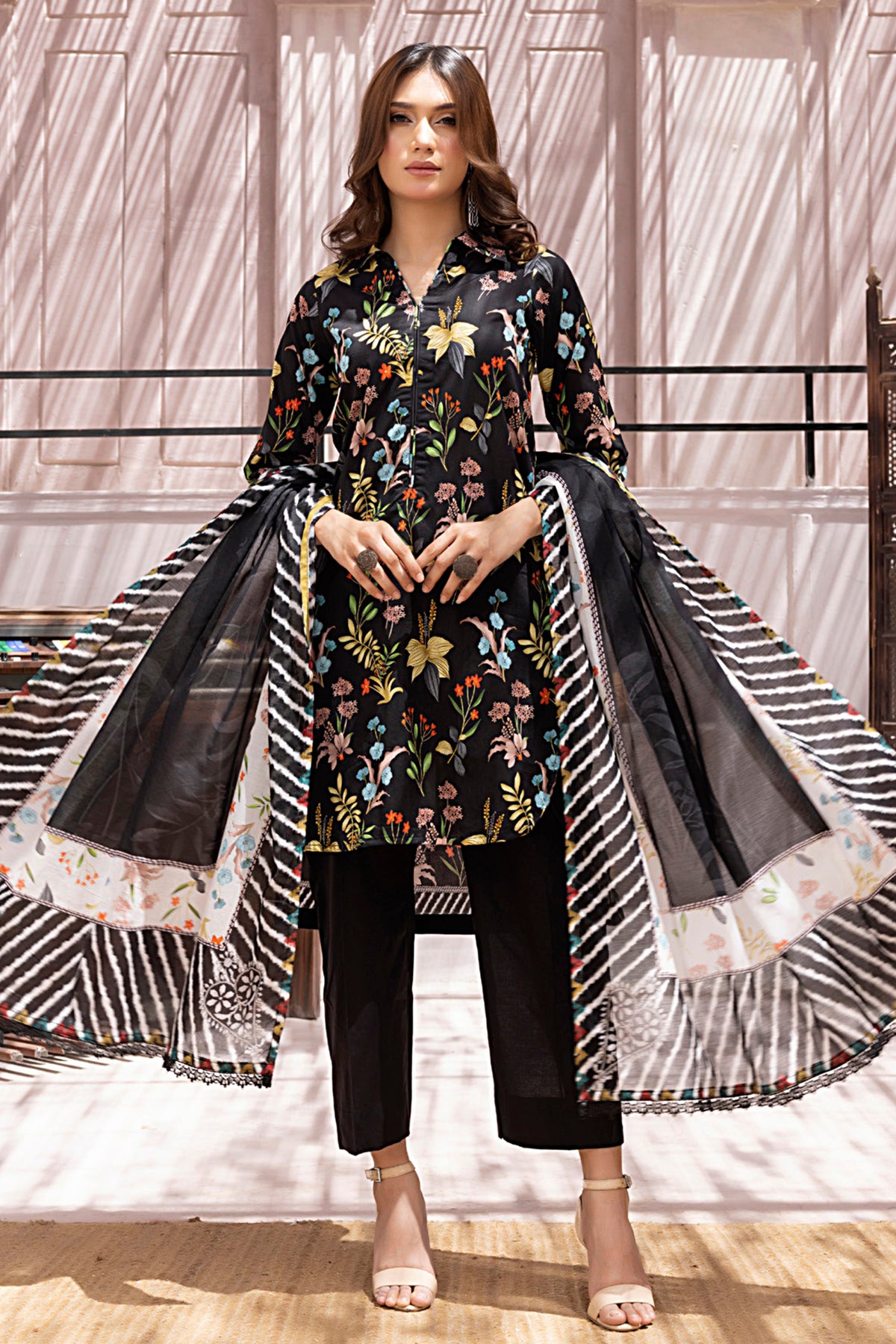 Dark Dahlia Dream Lawn Suit