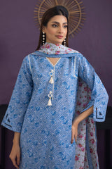 Identic Trendy Threads Vol 3 Elegant Sky Blue Floral