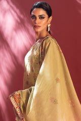 Stella Digital Printed Lawn Vol 2 Elegant Olive Green