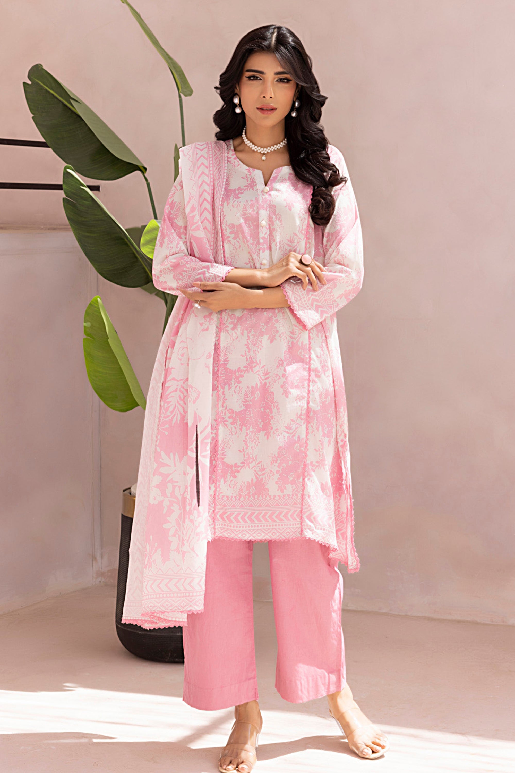 Chantilly Pink Petal Lawn Set