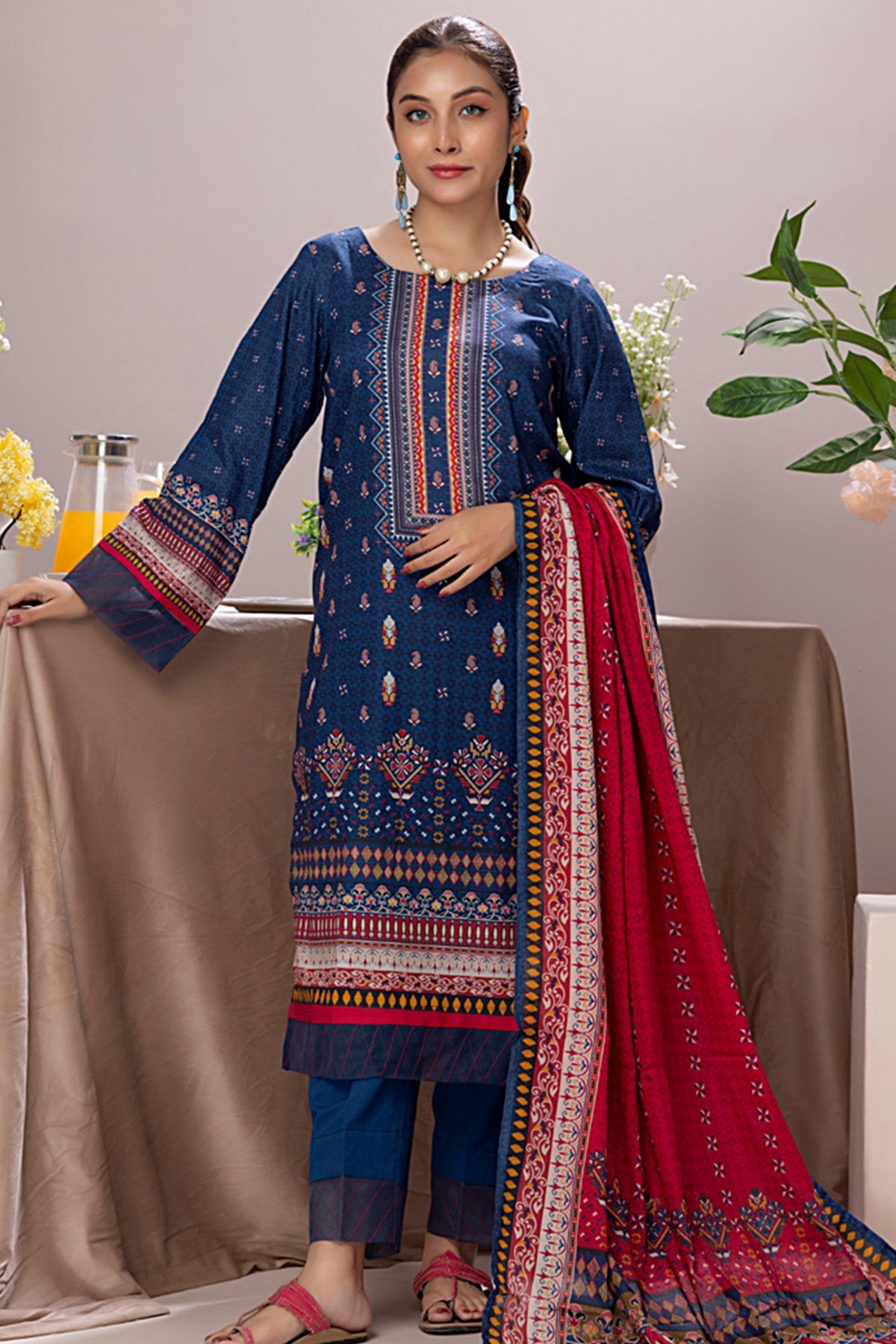 Salina Weaving Dobby Collection Royal Blue Elegance