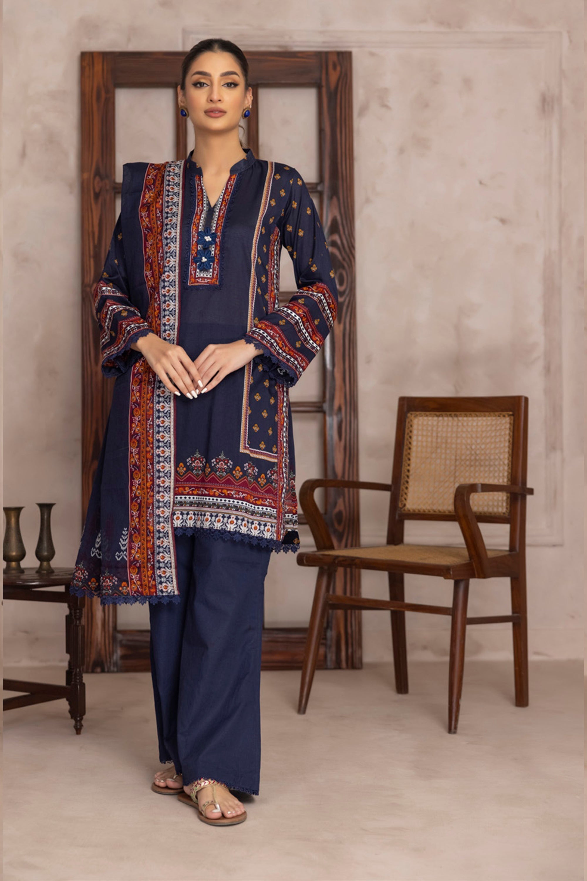 Salina printed lawn 2025 3PCS collection For Women