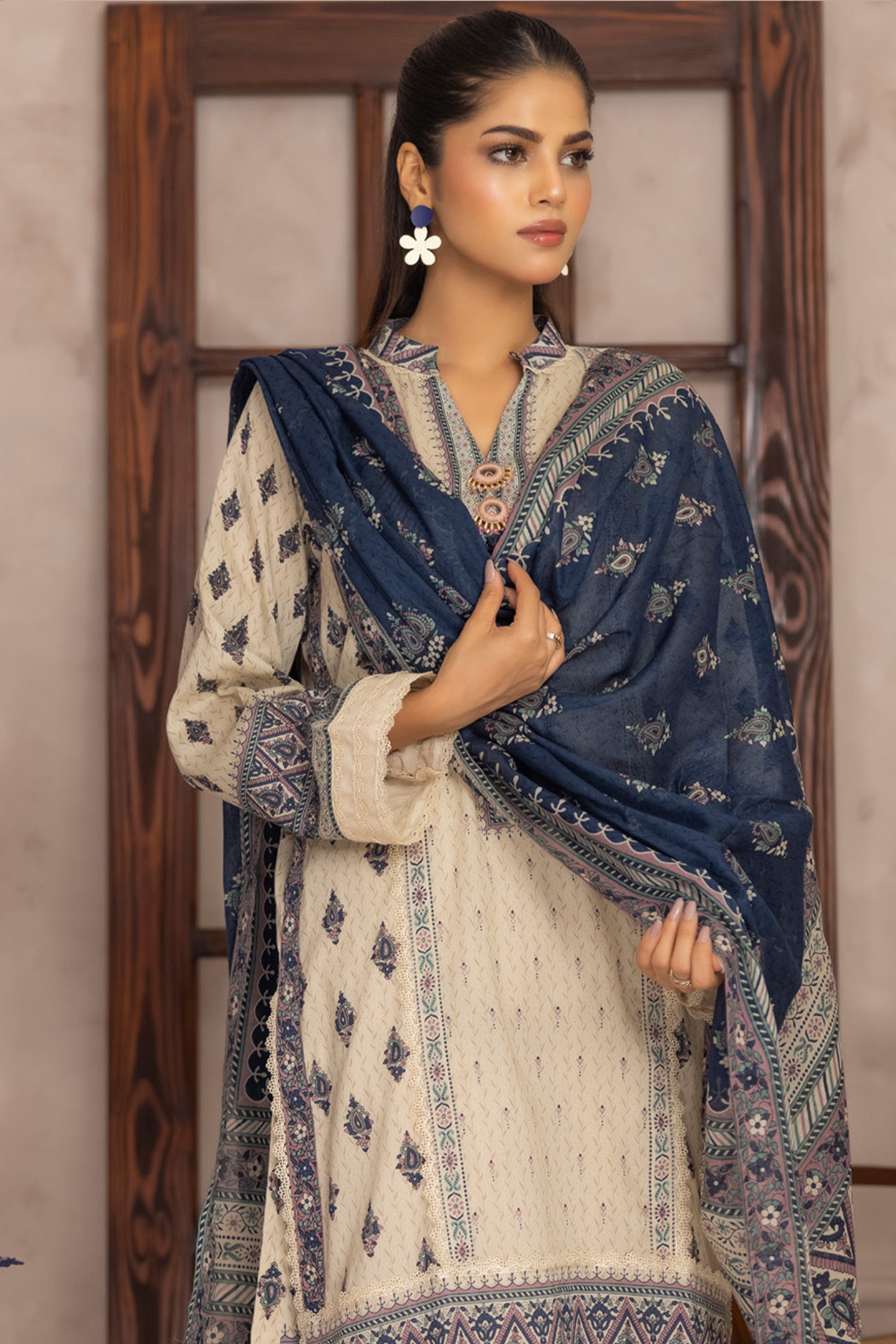 Salina 3PC Printed Lawn Suit Timeless Grace in Every