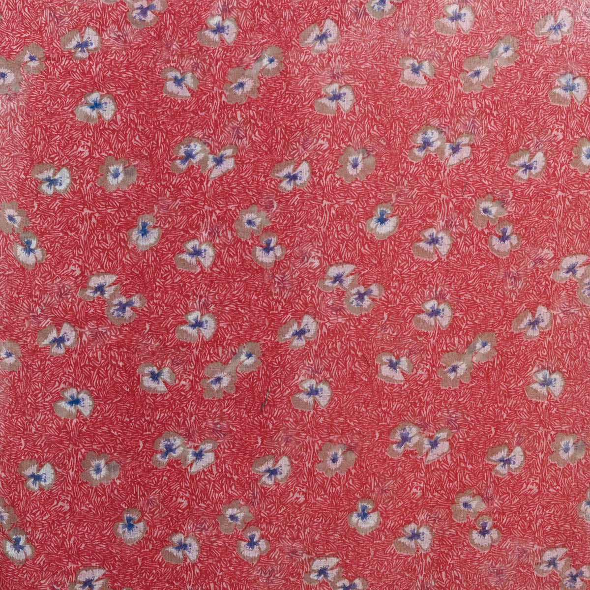 Flower Print  Red