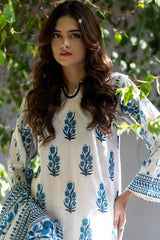 Salina Unstitched Lawn Digital Printed 3 Pcs Suit - 1