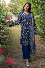 Salina Printed Unstitched 3-Piece Lawn Suit by Regalia Textile