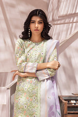 Pistachio Bloom Whisper Lawn Suit