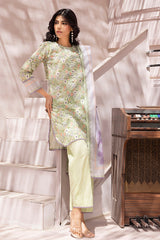 Pistachio Bloom Whisper Lawn Suit