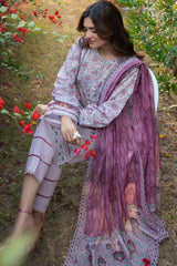 Salina Printed Unstitched 3-Piece Lawn Suit by Regalia Textile