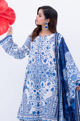 Sapphire Mosaic Flowing Lawn Suit
