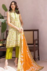 Sunlit Daisy Burst Lawn Suit