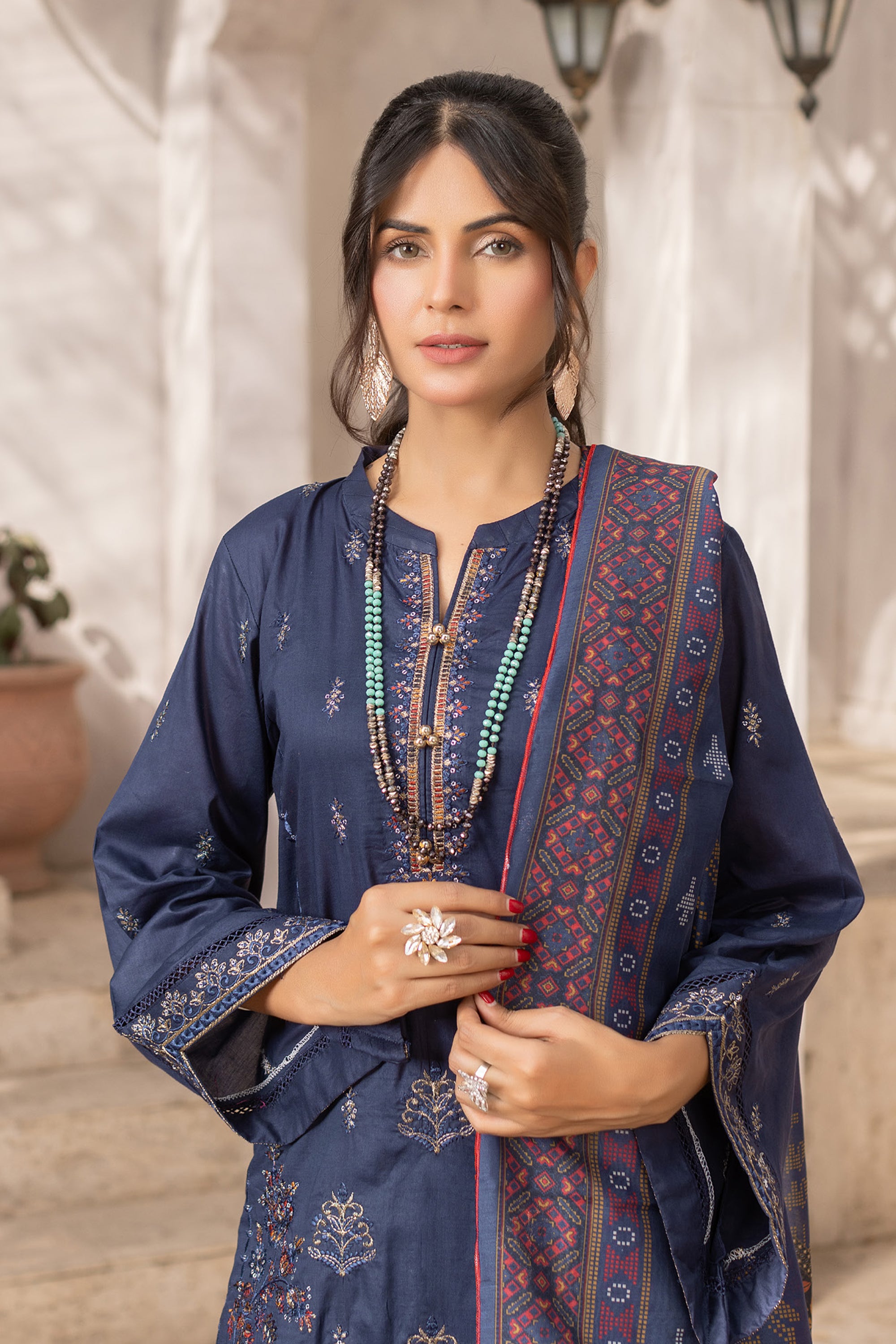 Rajis Mehak e Jahan Elegant Navy Blue