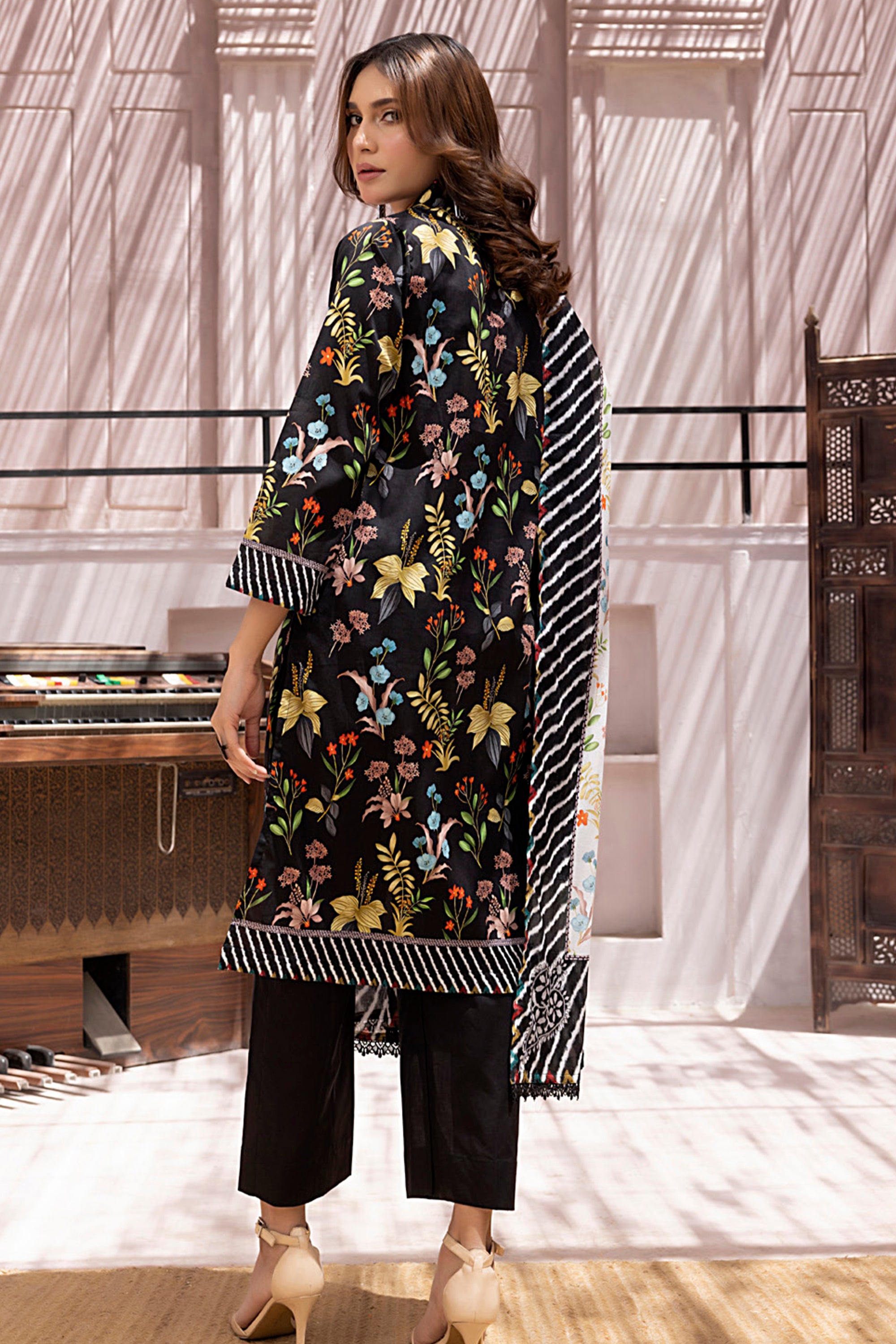 Dark Dahlia Dream Lawn Suit
