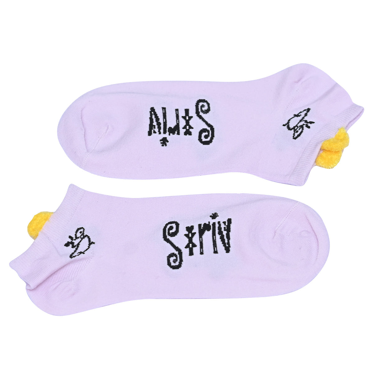 Lady print socks Px1