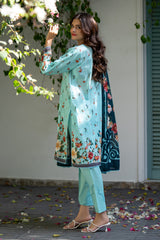 Salina Regalia Textile 3pc Printed Lawn Suit