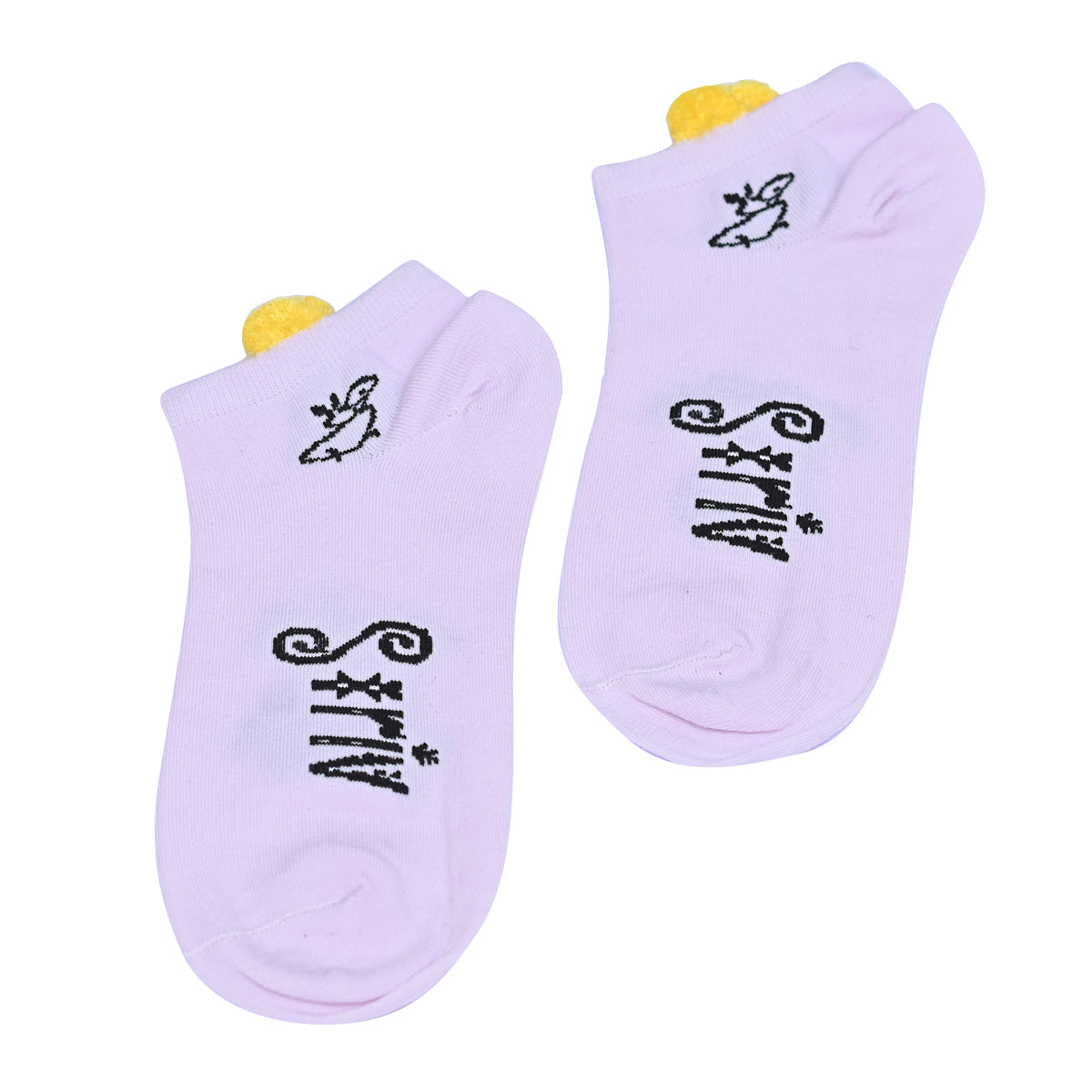 Lady print socks Px1