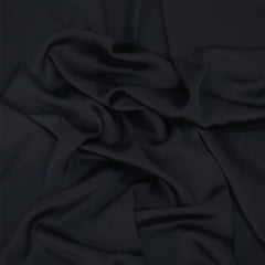 Black Crinkle Silk