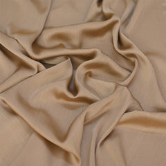 Beige Crinkle Silk