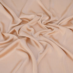 Rose Beige Crinkle Silk